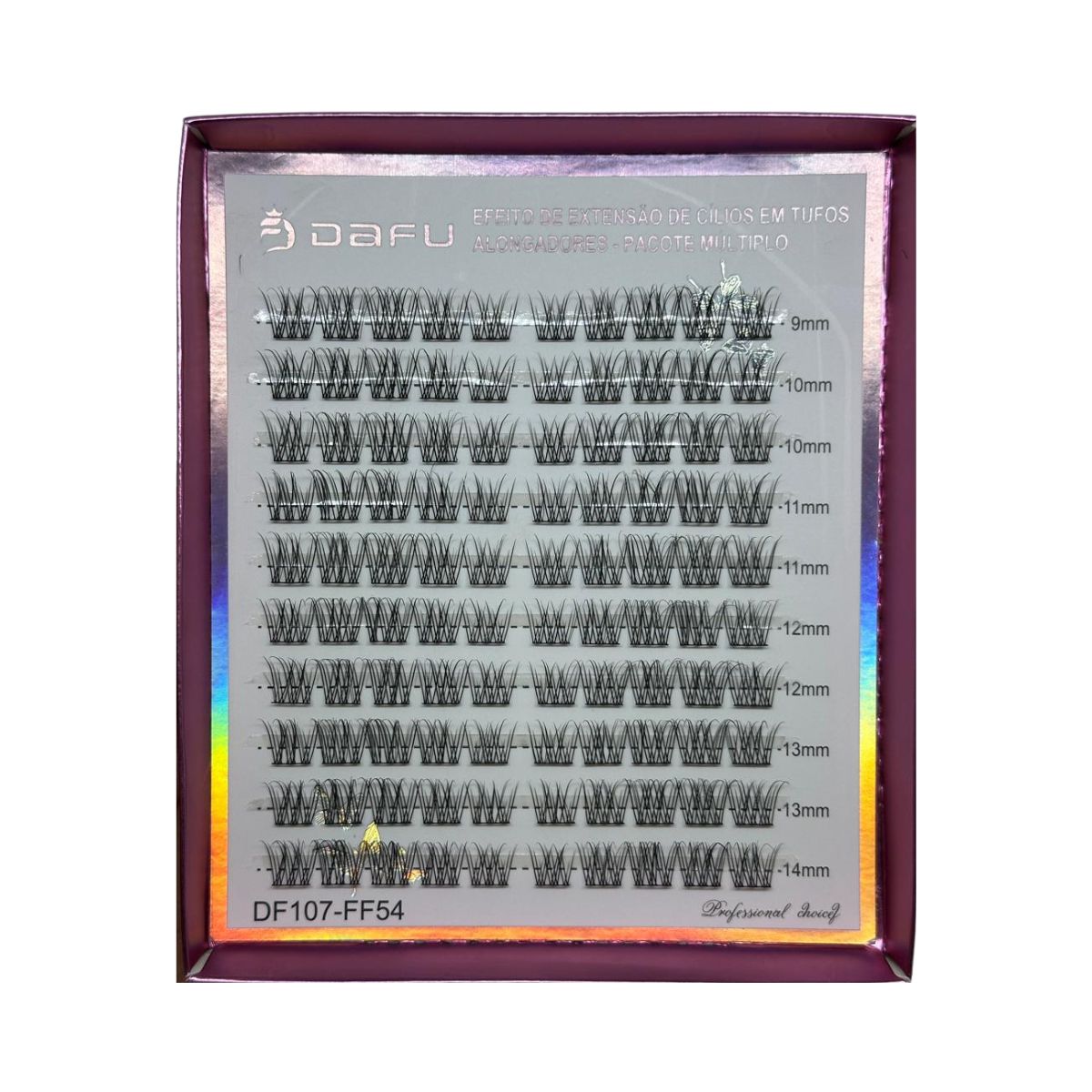 KIT EXTENSAO CILIOS DAFU SEREIA 0.07-D-MIX DF107-FF54