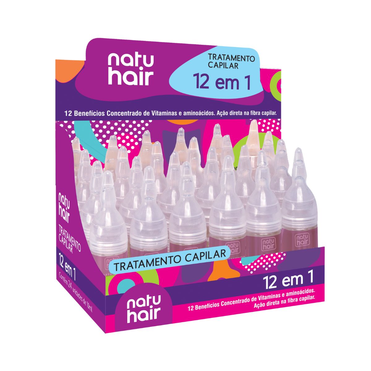 TRATAMENTO CAPILAR NATUHAIR 12 EM 1 10ML