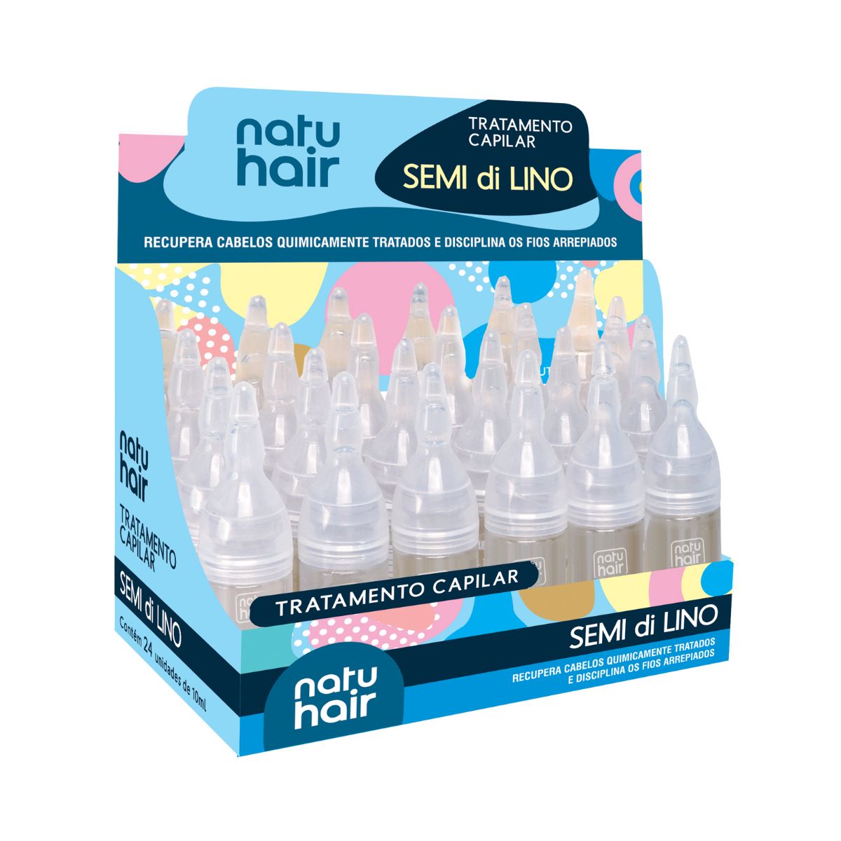 TRATAMENTO CAPILAR NATUHAIR SEMI DI LINO 10ML