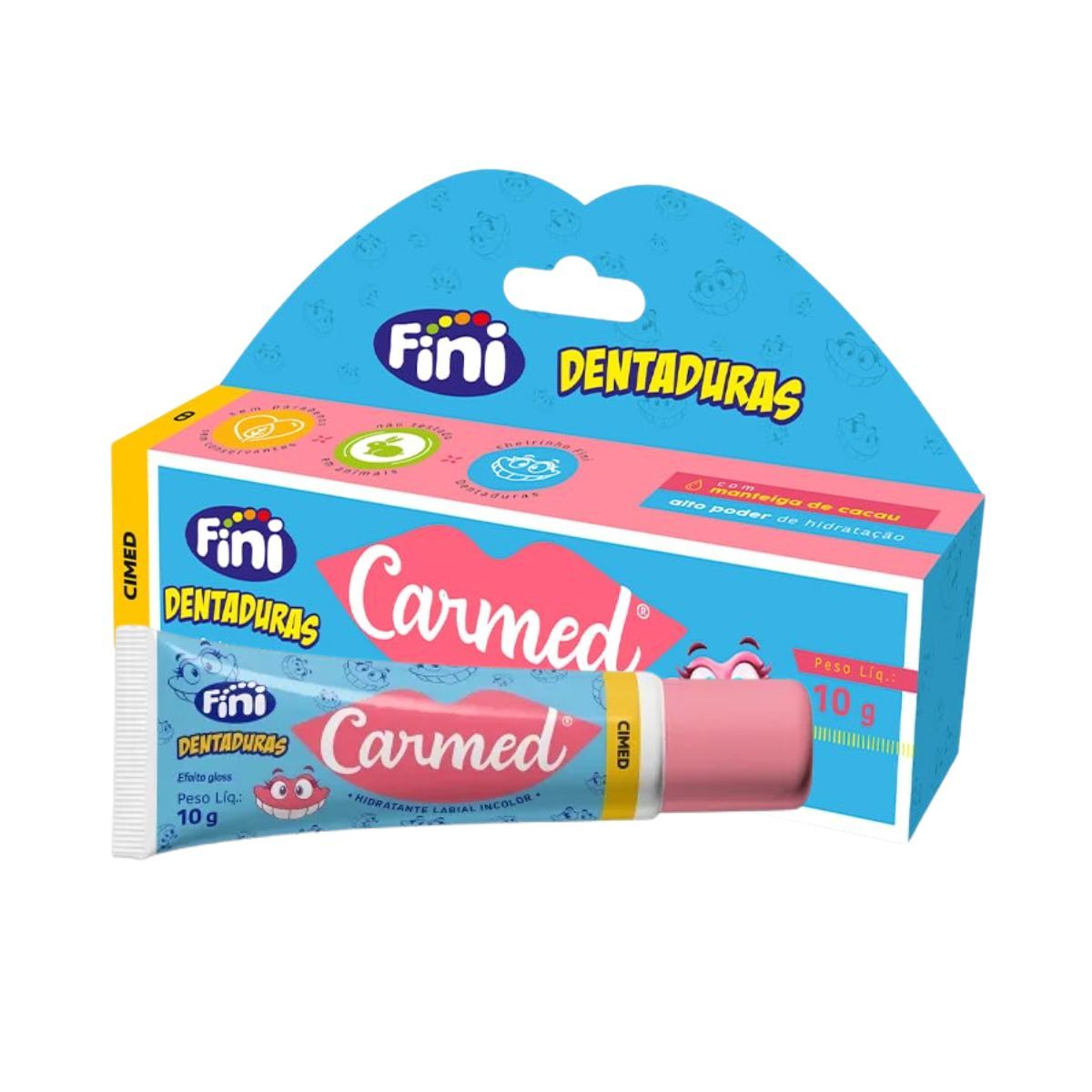 HIDRATANTES LABIAIS CARMED LEVE + PAGUE - FINI DENTADURA CARMED 10 g