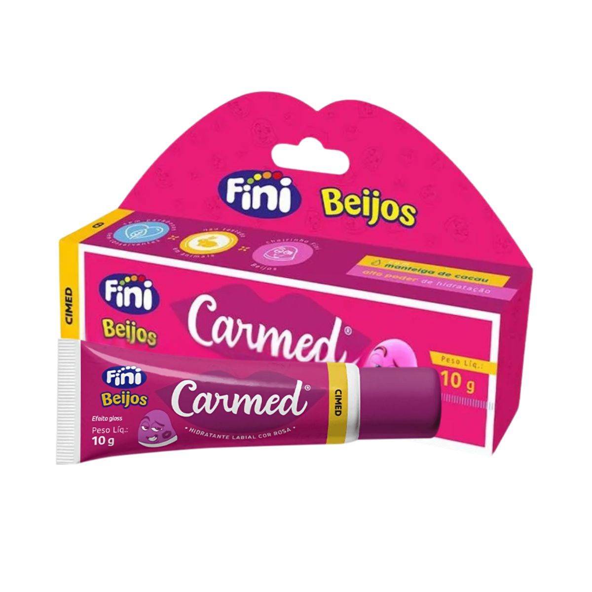 HIDRATANTES LABIAIS CARMED LEVE + PAGUE - FINI BEIJO CARMED 10G
