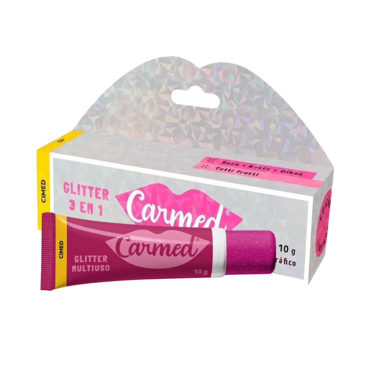 HIDRATANTES LABIAIS CARMED LEVE + PAGUE - GLITTER 3 EM 1 10G