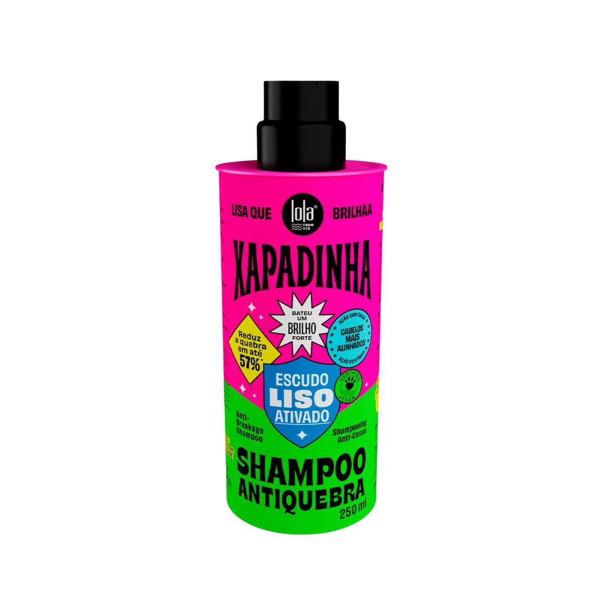 KIT LOLA SHAMPOO XAPADINHA ANTIQUEBRA 250ML LEVE + PAGUE -