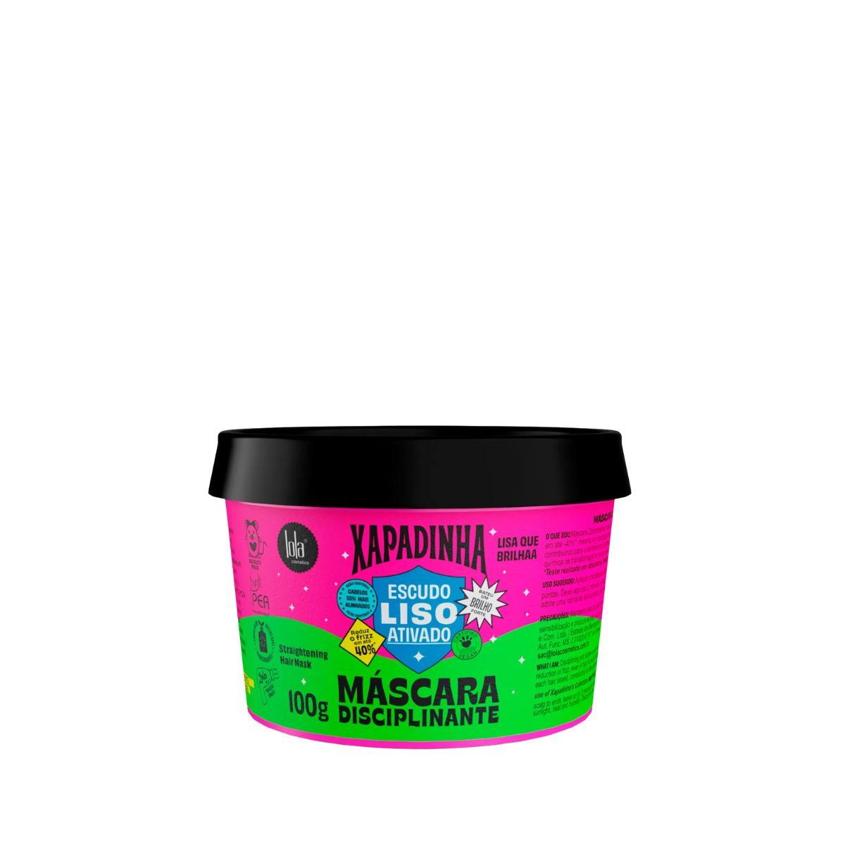 KIT LOLA MÁSCARA XAPADINHA DISCIPLINANTE 100G LEVE + PAGUE -
