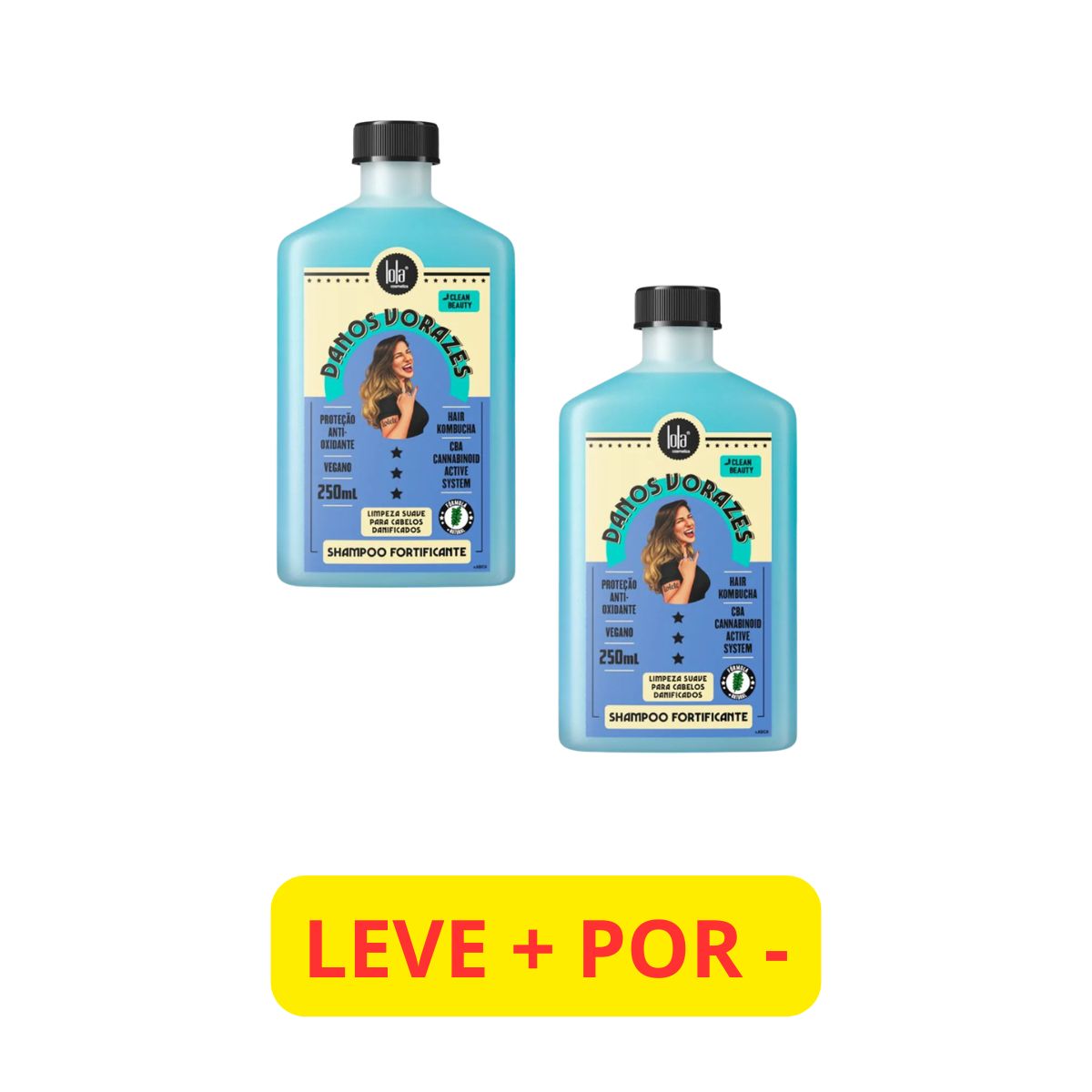 KIT LOLA SHAMPOO DANOS VORAZES 250ML LEVE + PAGUE -