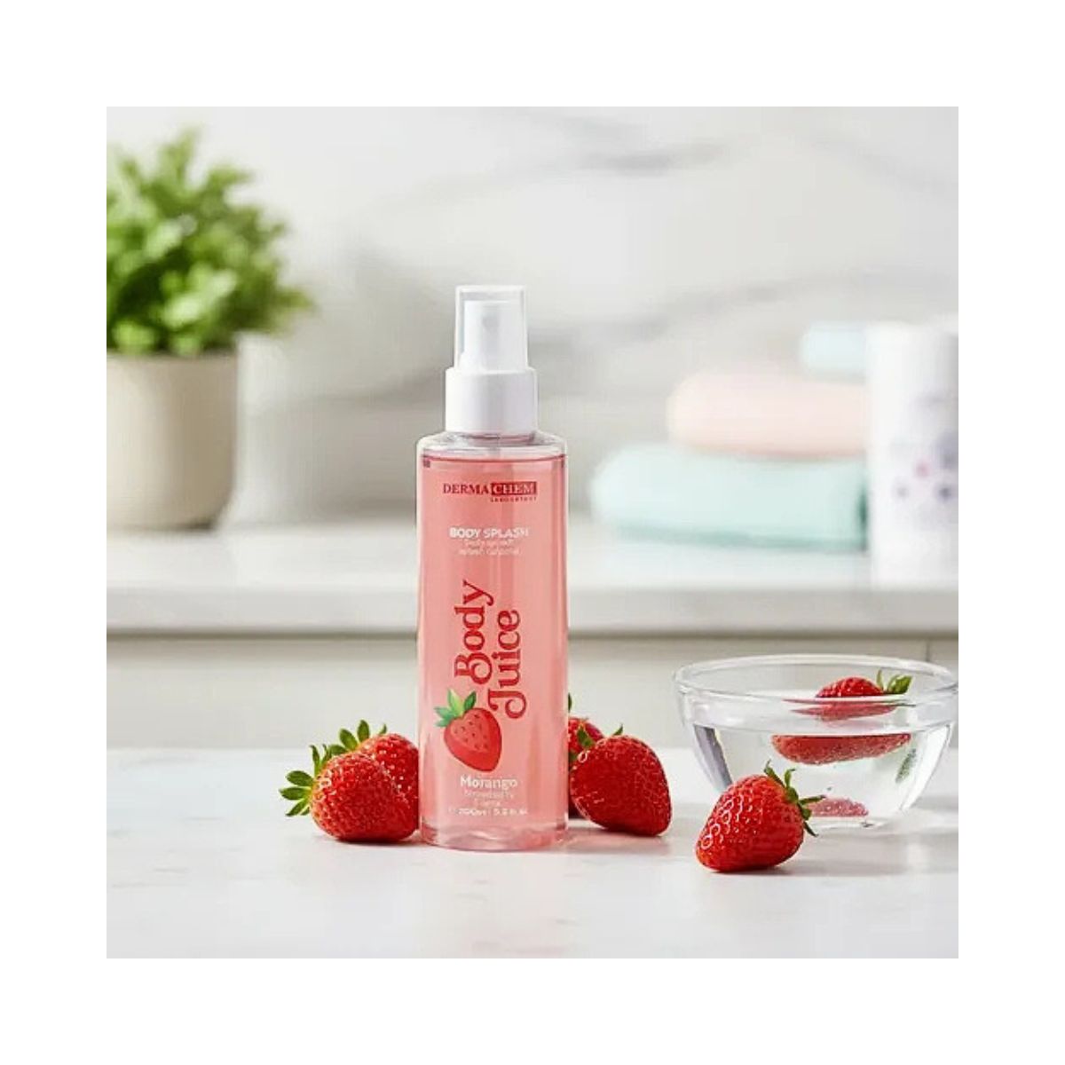 BODY SPLASH DERMACHEM MORANGO 200ML