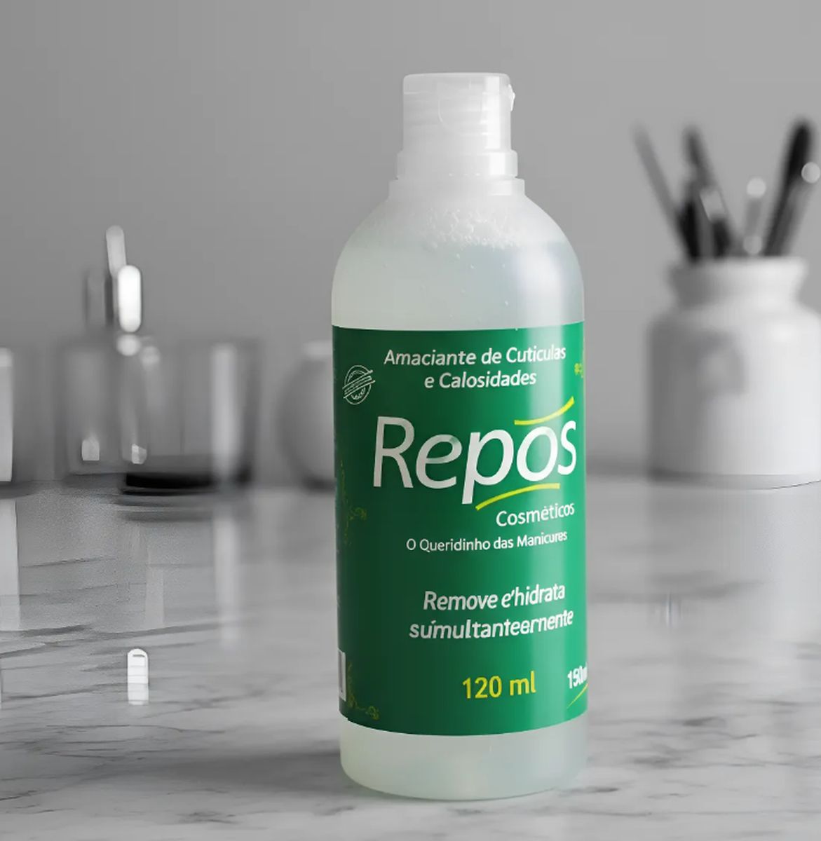 KIT REPÓS 3 AMACIANTES LÍQUIDOS DE CUTÍCULAS E CALOSIDADES 120ML