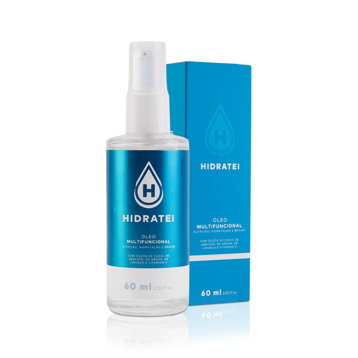 KIT HIDRATEI ÓLEO CAPILAR MULTIFUNCIONAL 60ML + GRÁTIS BODY SPLASH BLZ CLINIC VE