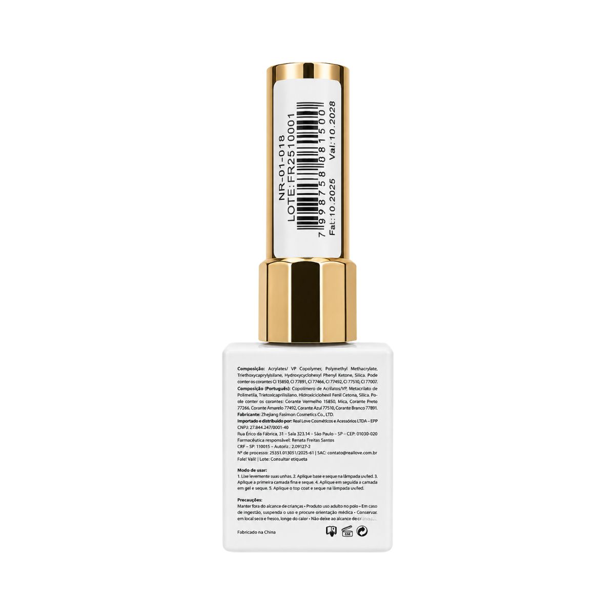 ESMALTE REAL LOVE BY MANICURE SINCERA GEL NR-01-016