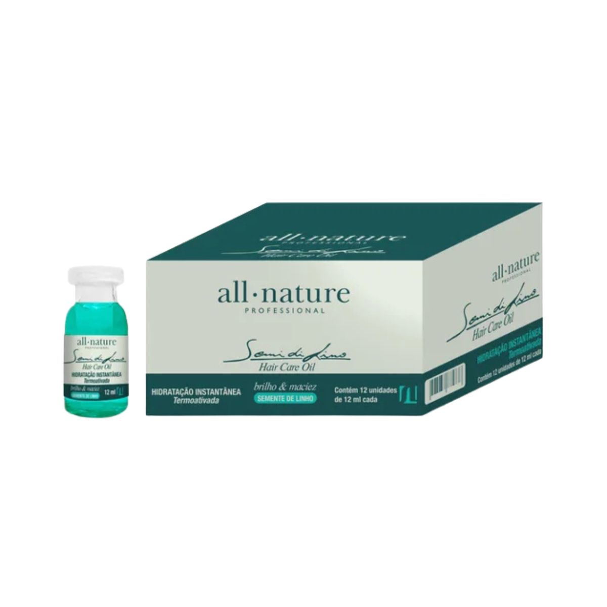 AMPOLA DE HIDRATAÇÃO INSTANTÂNEA TERMOATIVADO ALL NATURE 12ML