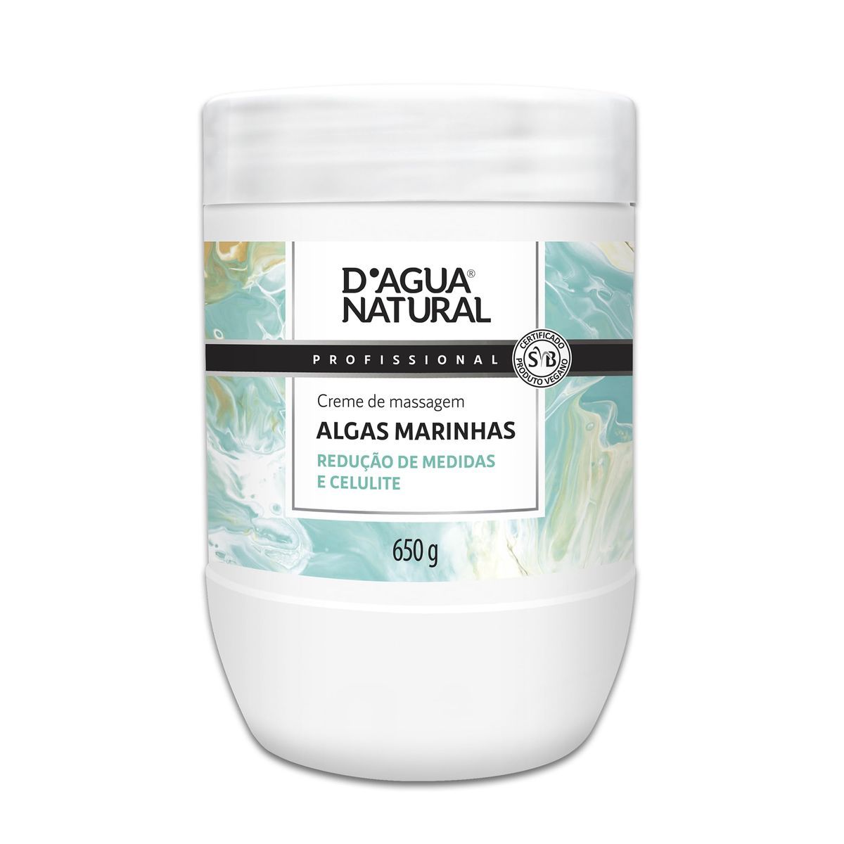 KIT DAGUA NATURAL CREME ALGAS MARINHAS 650G + GRÁTIS DESODORANTE AEROSOL CLASSIC