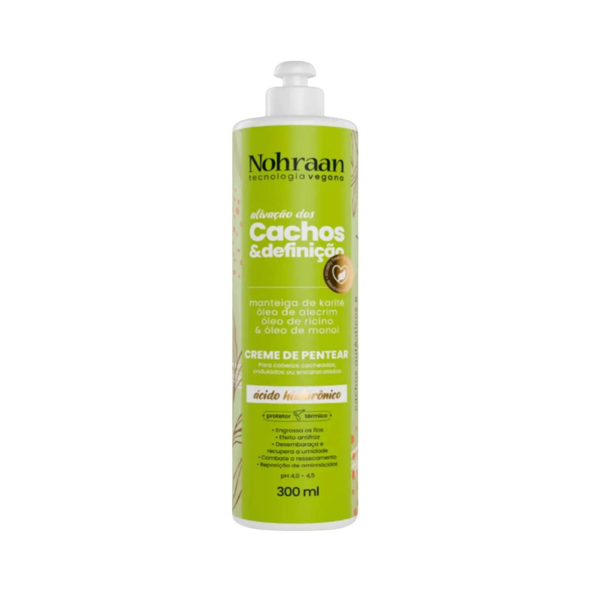 CREME DE PENTEAR CACHOS ALECRIM NOHRAAN 300G