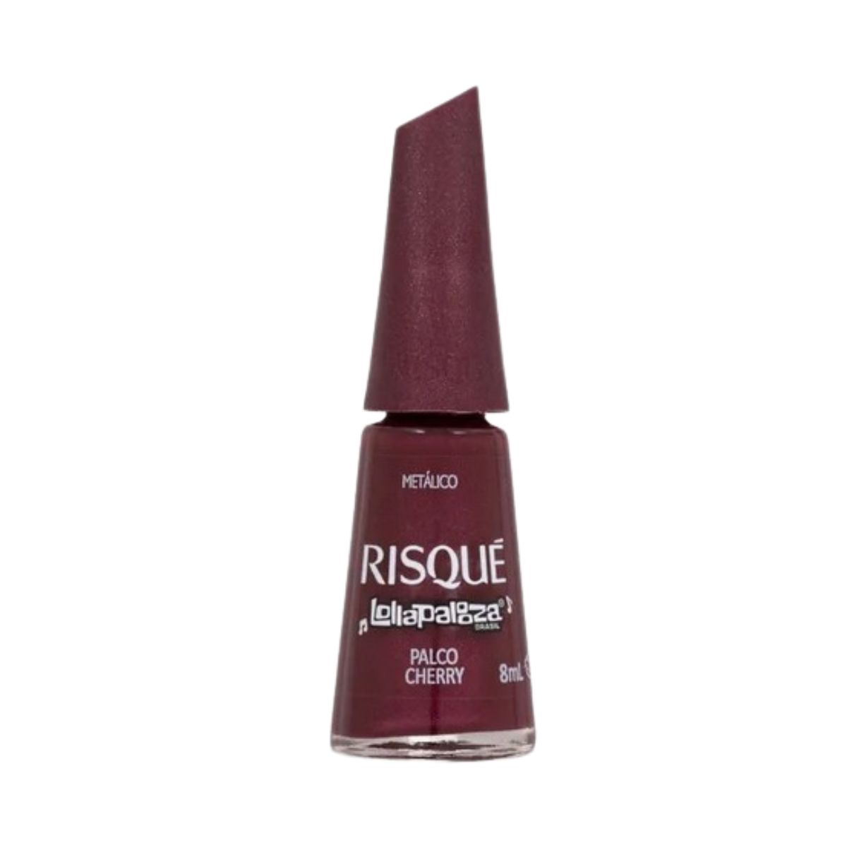 ESMALTE RISQUE LOLLAPALOOZA METÁLICO PALCO CHERRY 8ML