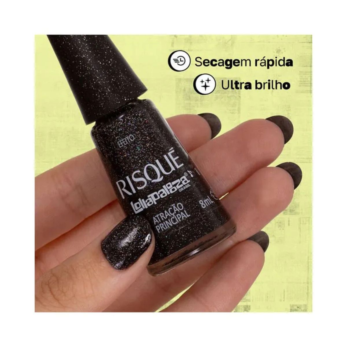 ESMALTE RISQUE LOLLAPALOOZA ATRAÇÃO PRINCIPAL 8ML