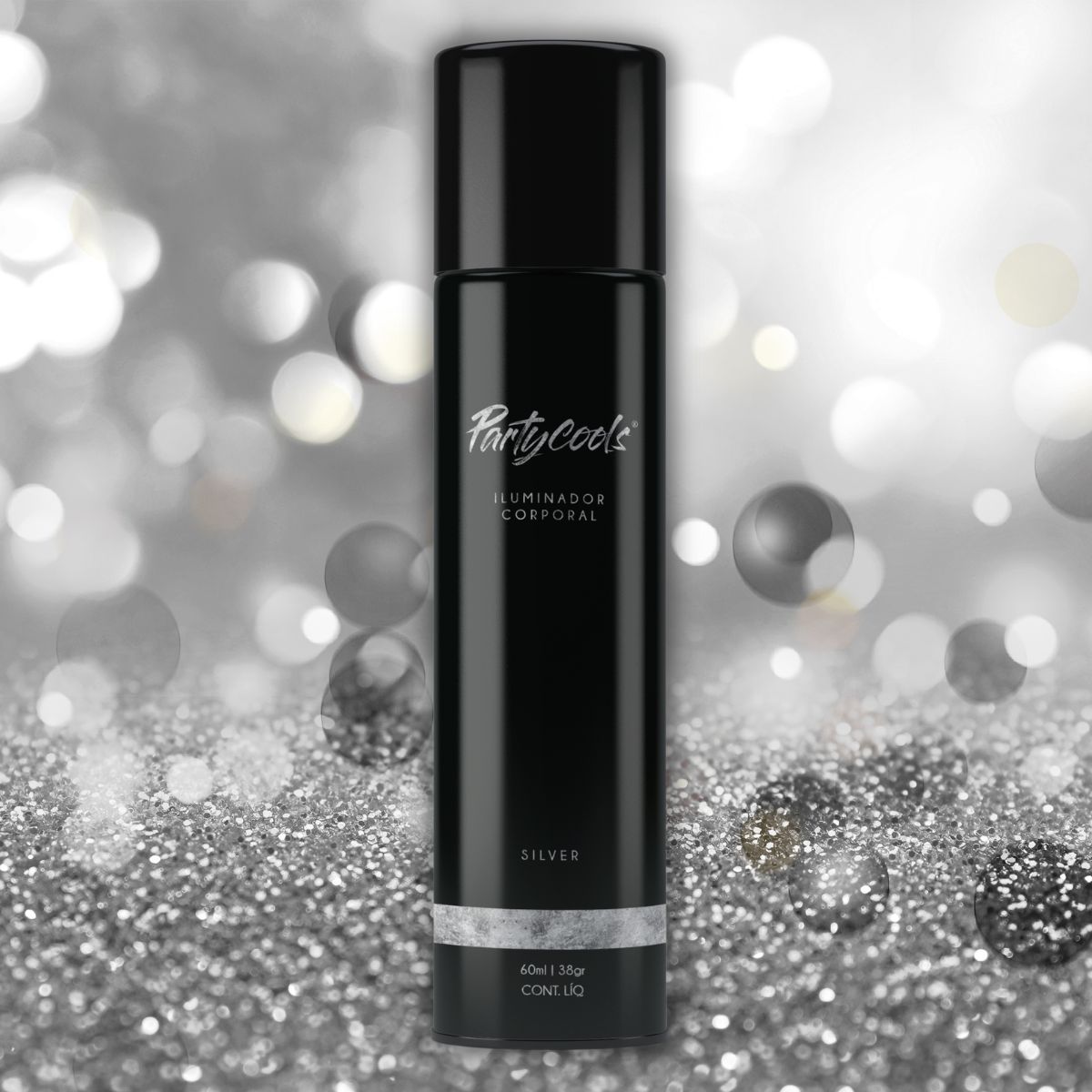 ILUMINADOR CORPORAL SILVER PARTYCOOLS 60ML