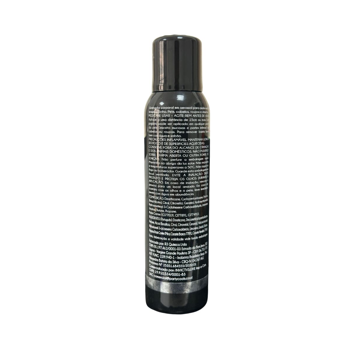 ILUMINADOR CORPORAL SILVER PRO PARTYCOOLS 150ML