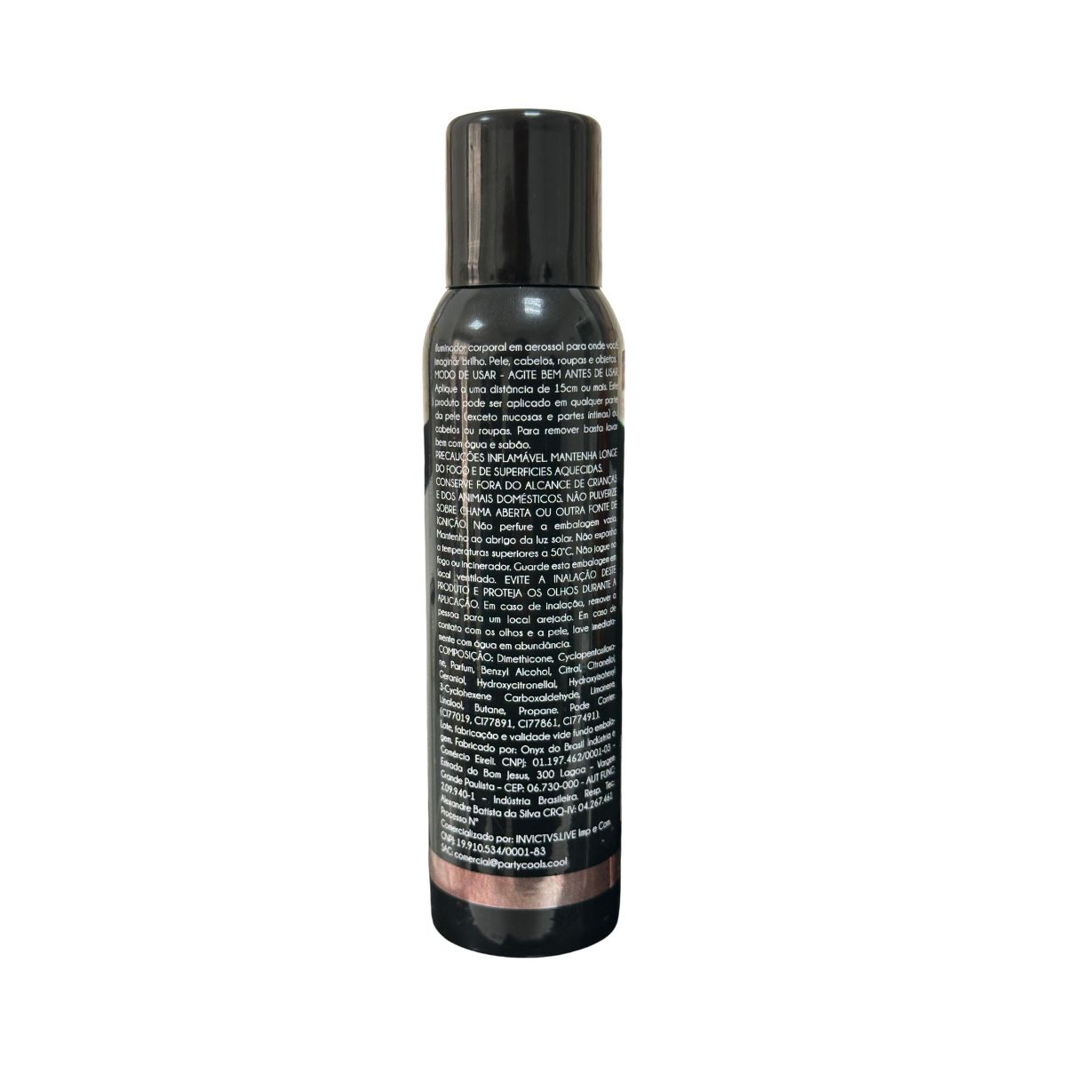 ILUMINADOR CORPORAL ROSE PRO PARTYCOOLS 150ML