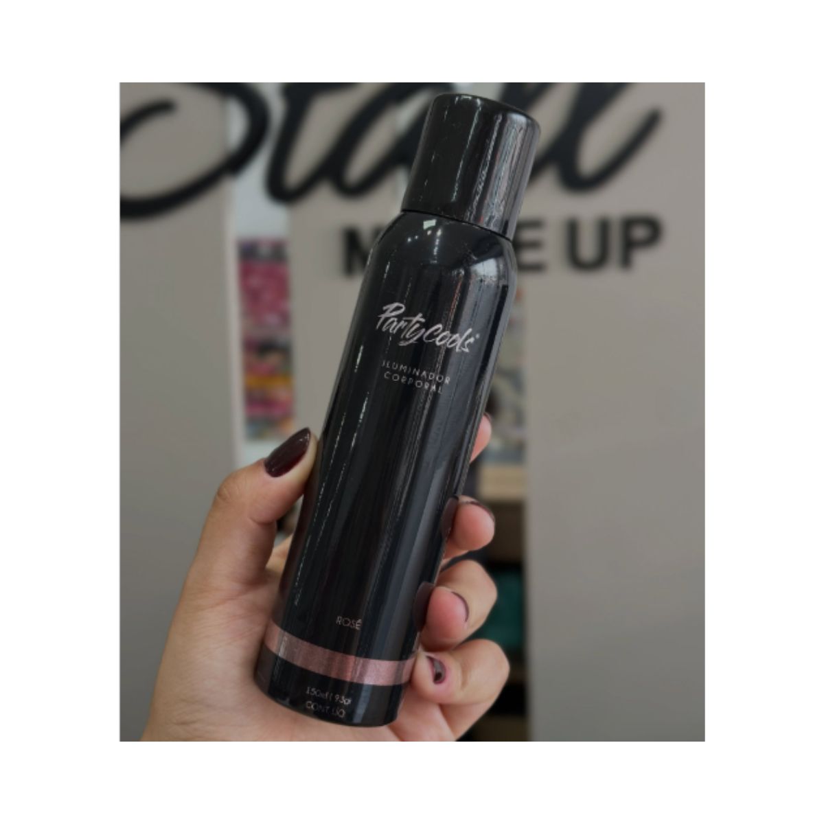 ILUMINADOR CORPORAL ROSE PRO PARTYCOOLS 150ML