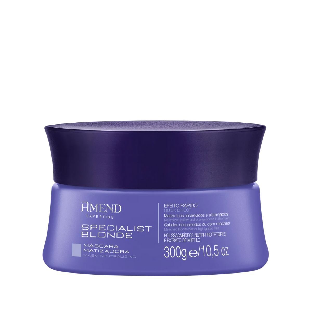 KIT AMEND SPECIALIST BLONDE SHAMPOO 250ML + CONDICIONADOR 250ML + MÁSCARA MATIZA