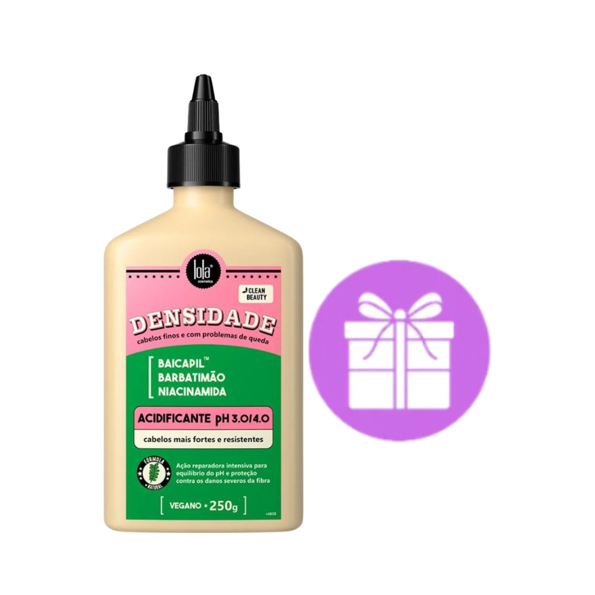 KIT LOLA ACIDIFICANTE 250ML + ACESSÓRIO SORTIDO