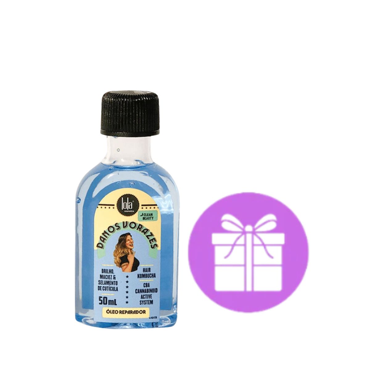 KIT LOLA ÓLEO DANOS VORAZES 50ML + ACESSÓRIO SORTIDO
