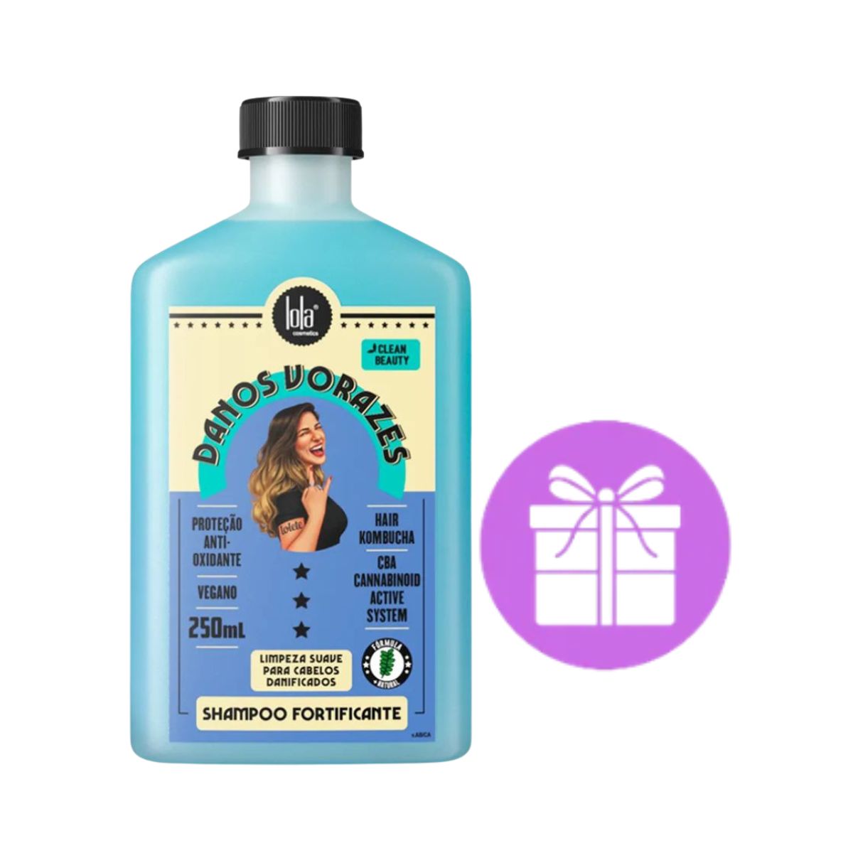 KIT LOLA SHAMPOO DANOS VORAZES 250ML +ACESSÓRIO SORTIDO