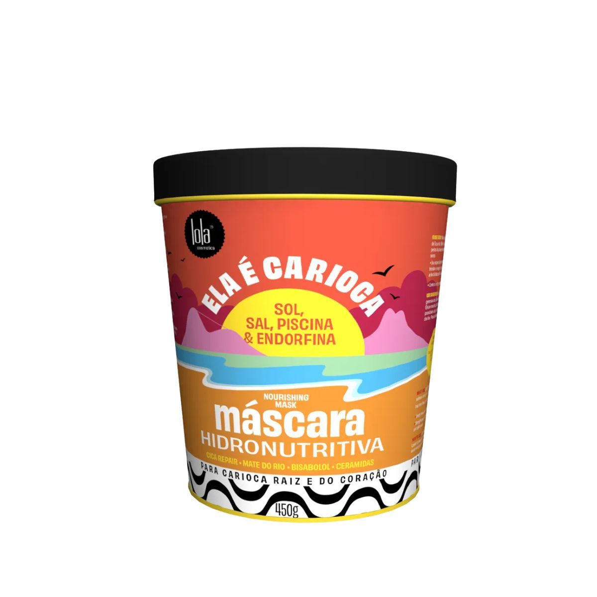 KIT LOLA MÁSCARA HIDRONUTRITIVA ELA É CARIOCA 450G + ACESSÓRIO SORTIDO