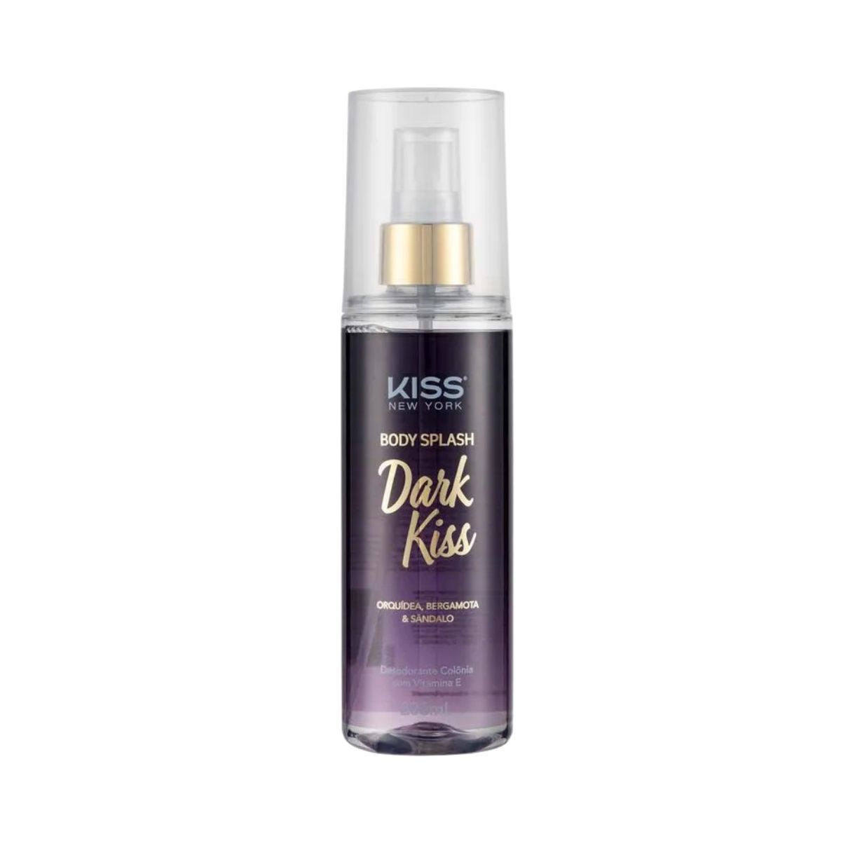 KIT KISS NEW YORK 2 BODYS SPLASH DARK KISS 200ML