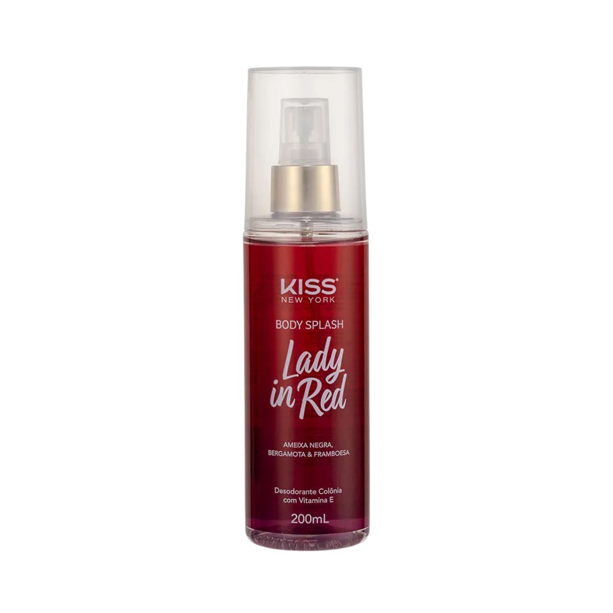 KIT KISS NEW YORK 2 BODYS SPLASH LADY IN RED 200ML