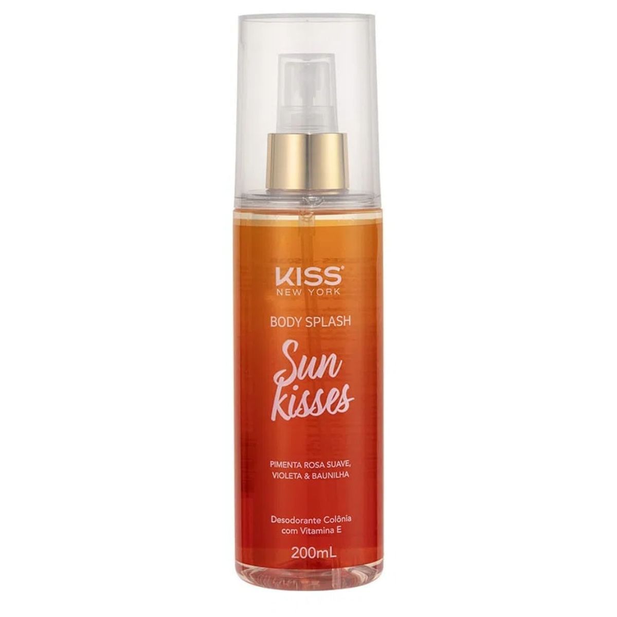 KIT KISS NEW YORK 2 BODYS SPLASH SUN KISSES 200ML