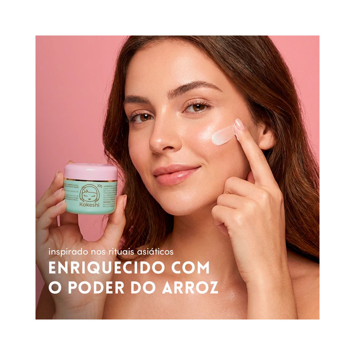 HIDRATANTE FACIAL PELE DE PORCELANA KOKESHI 30G