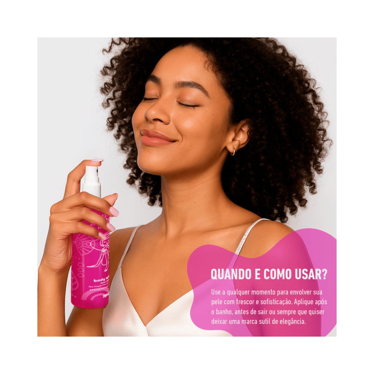 BODY SPLASH CHEIRO DE RICA FLORAL E FRUTADO KOKESHI 200ML
