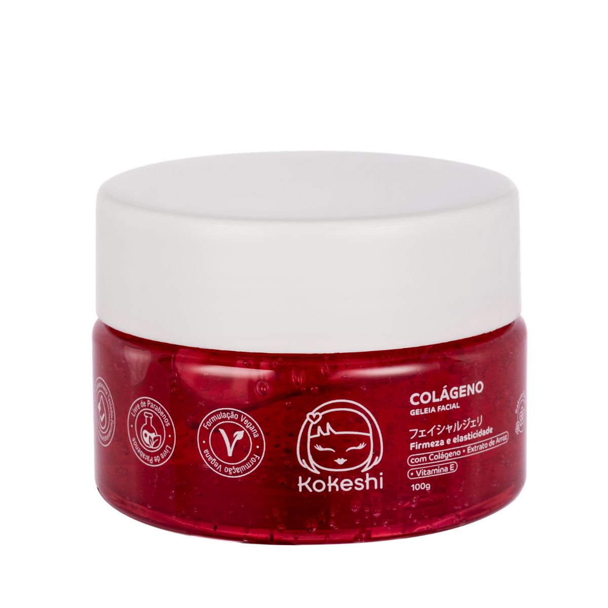 GELÉIA FACIAL DE COLÁGENO KOKESHI 100G