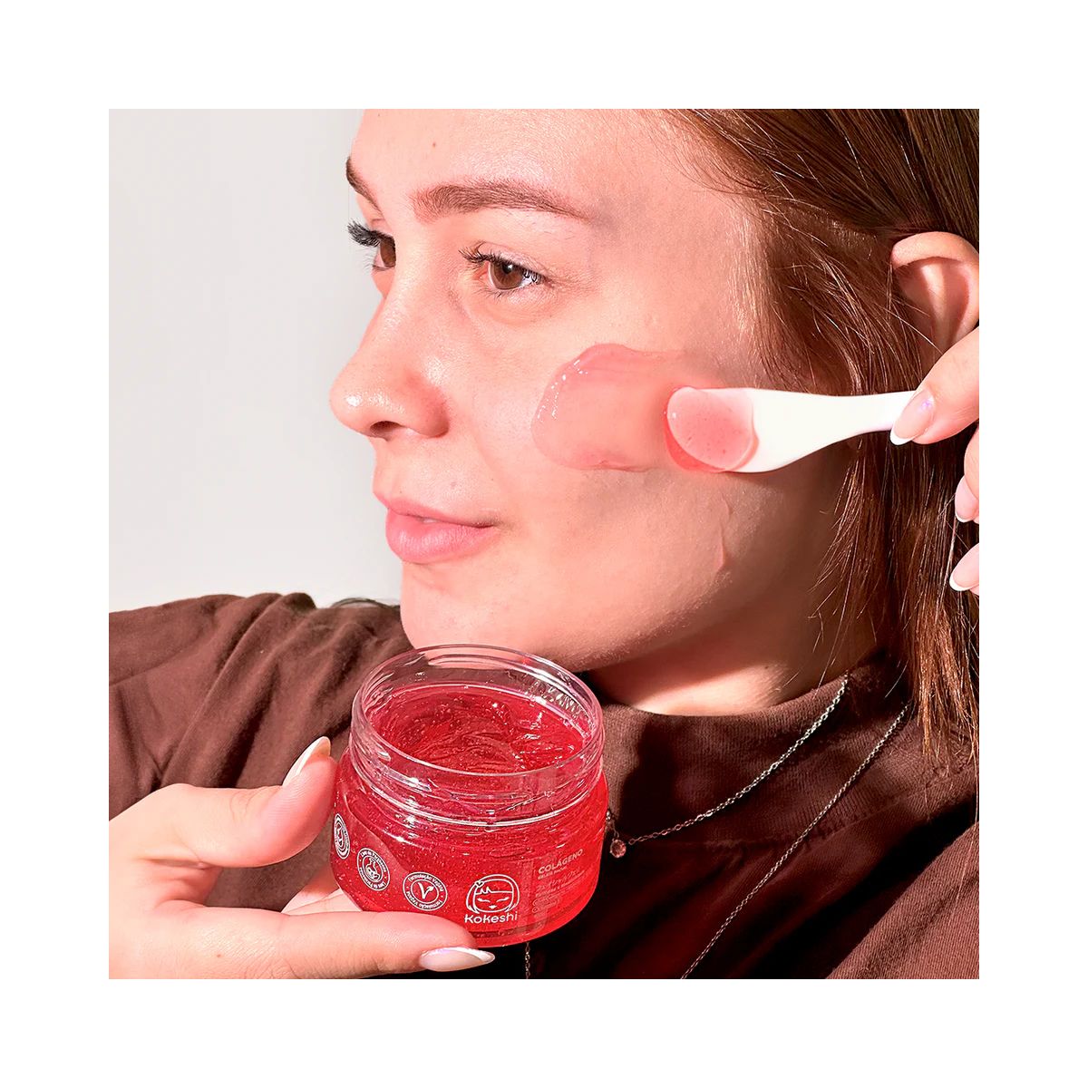 GELÉIA FACIAL DE COLÁGENO KOKESHI 100G