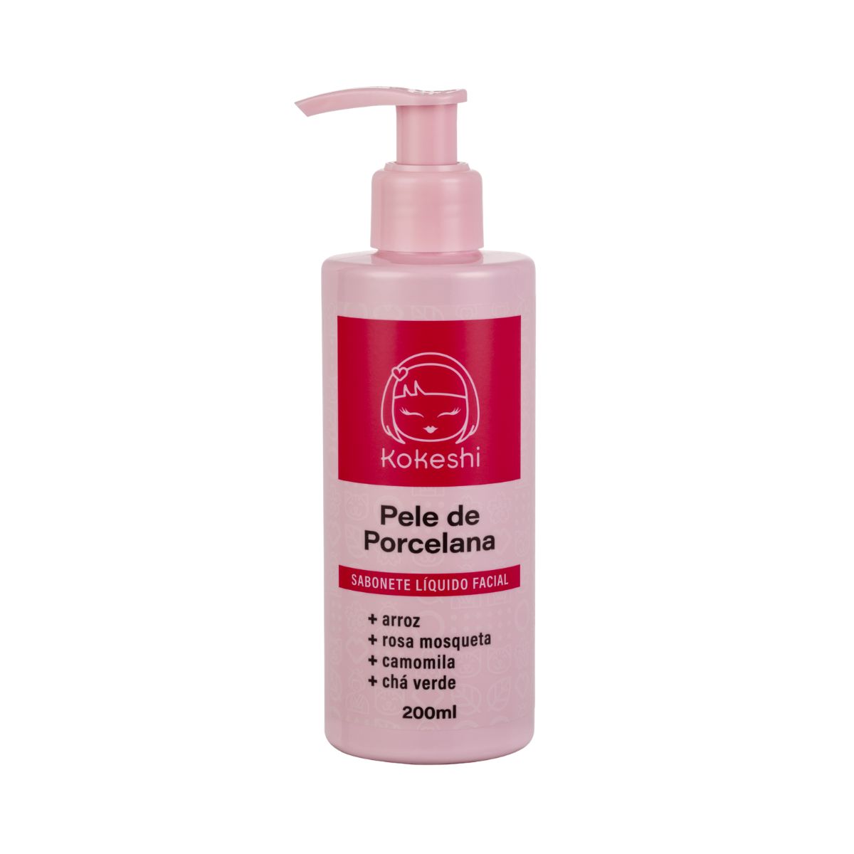 SABONETE LÍQUIDO FACIAL PELE DE PORCELANA KOKESHI 200ML