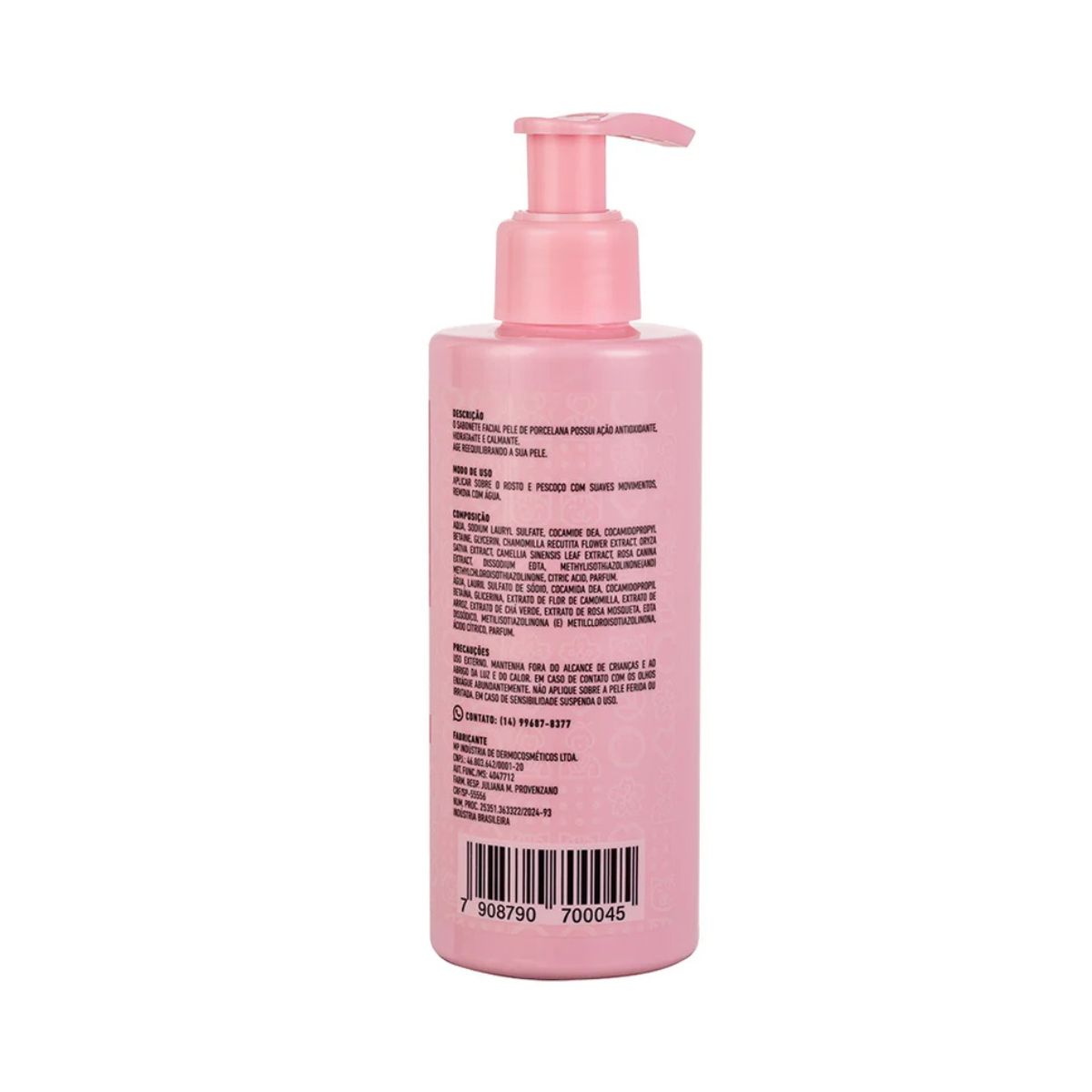 SABONETE LÍQUIDO FACIAL PELE DE PORCELANA KOKESHI 200ML