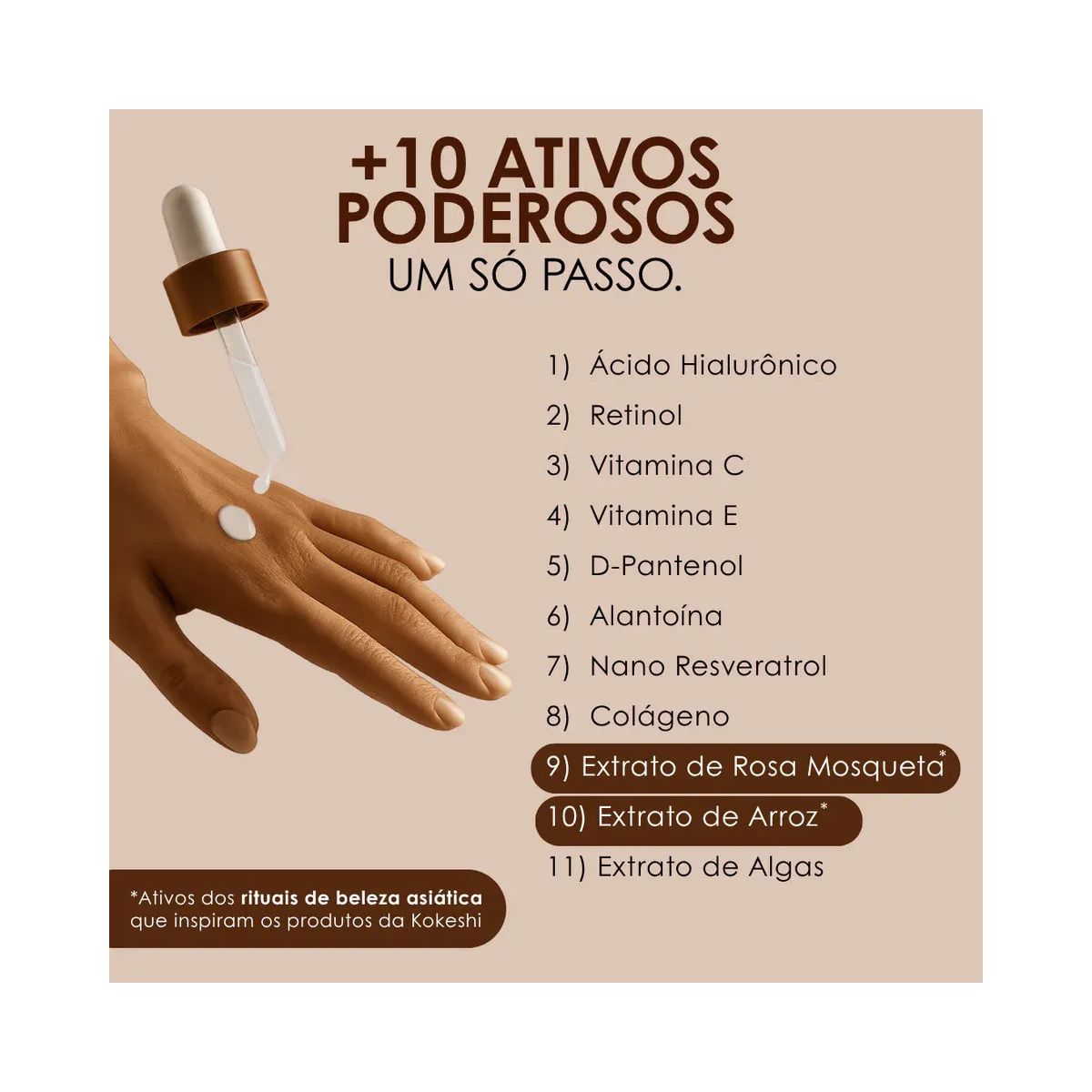 SÉRUM TUDO EM 1 KOKESHI 30ML