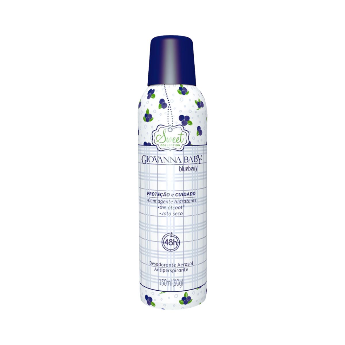 KIT GIOVANNA BABY 2 DESODORANTES AEROSSOL BLUEBERRY 150ML