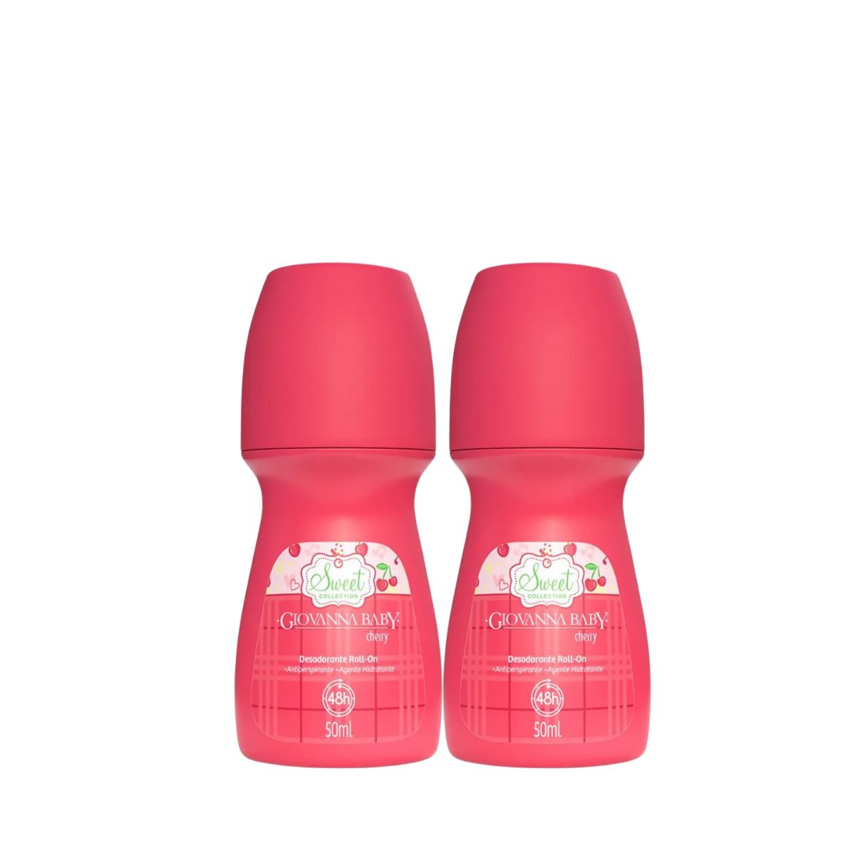 KIT GIOVANNA BABY 2 DESODORANTE ROLL-ON CHERRY 50ML