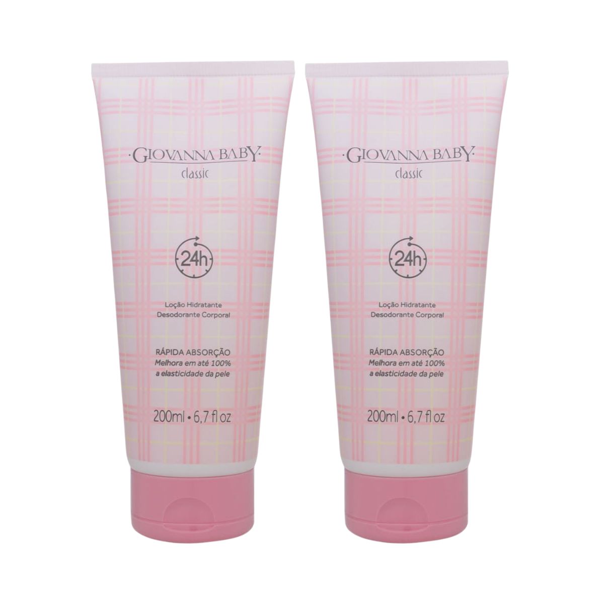 KIT GIOVANNA BABY 2 LOÇÕES HIDRATANTE CORPORAL CLASSIC 200ML