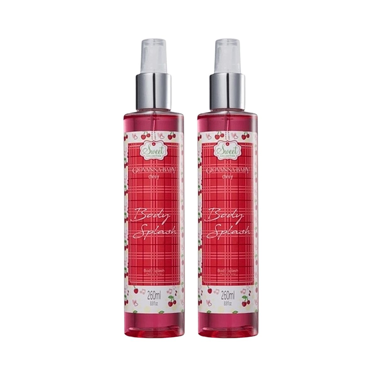KIT GIOVANNA BABY 2 BODYS SPLASH CHERRY 260ML