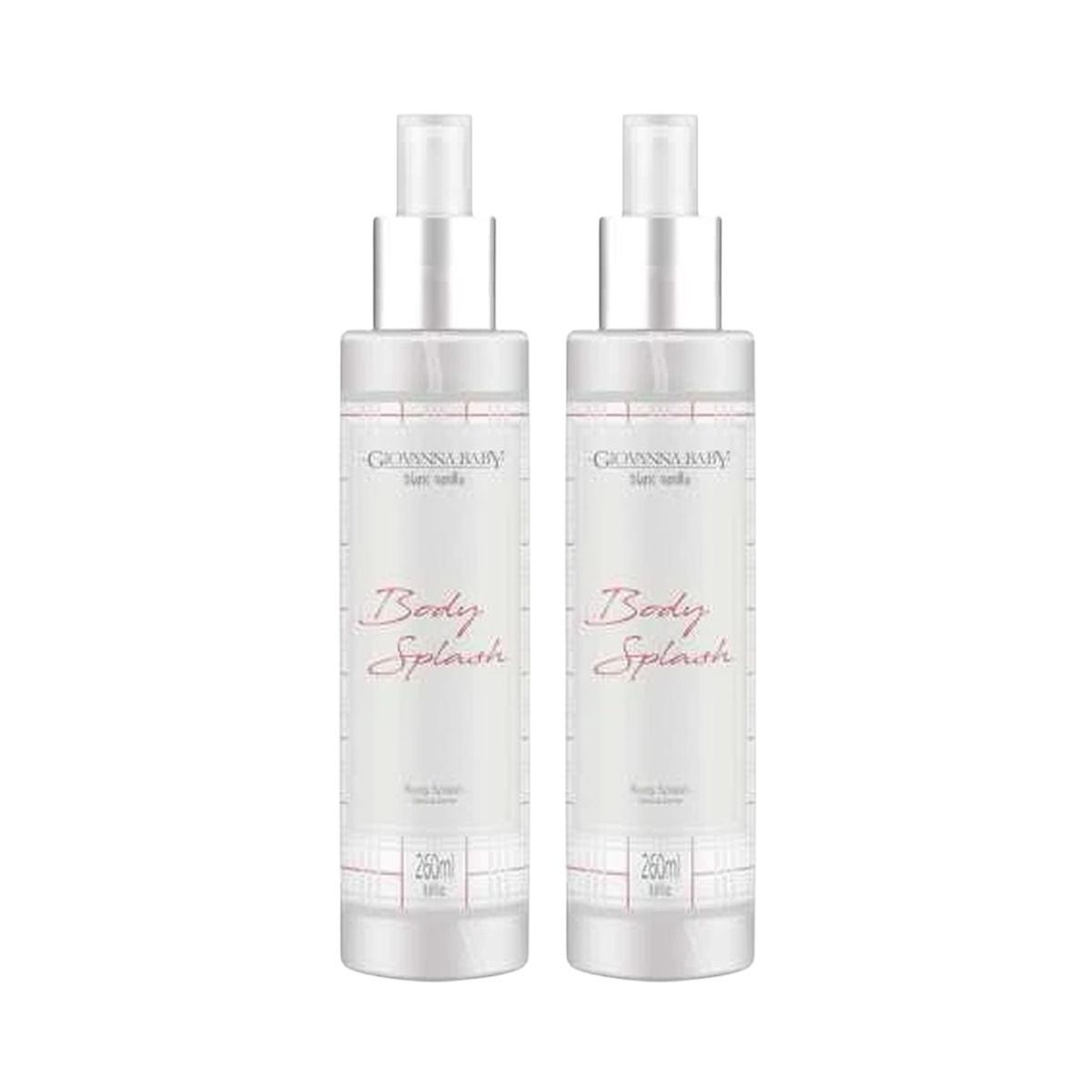 KIT GIOVANNA BABY 2 BODYS SPLASH BLANC VANILLA 260ML