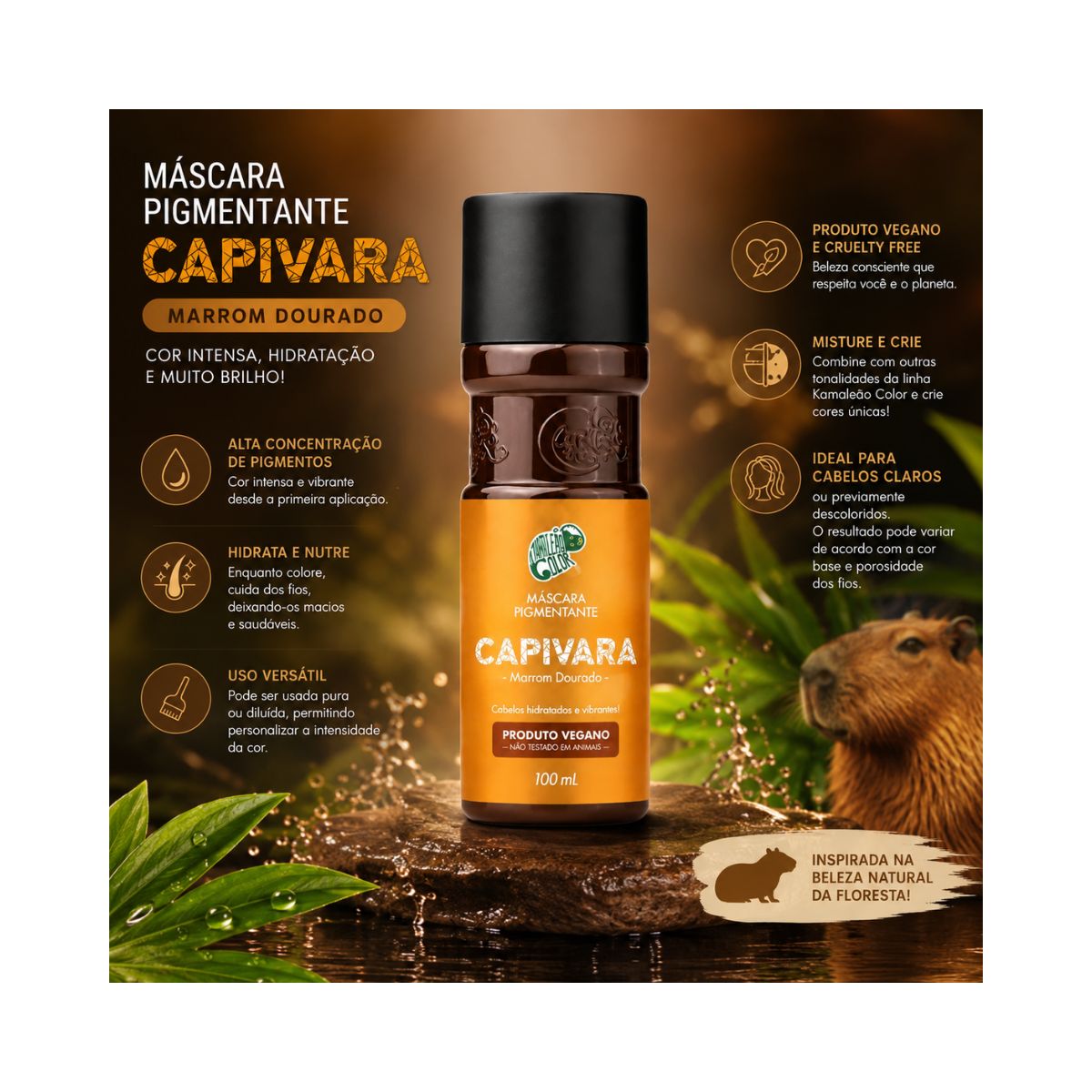 MÁSCARA PIGMENTANTE CAPIVARA 100 ML