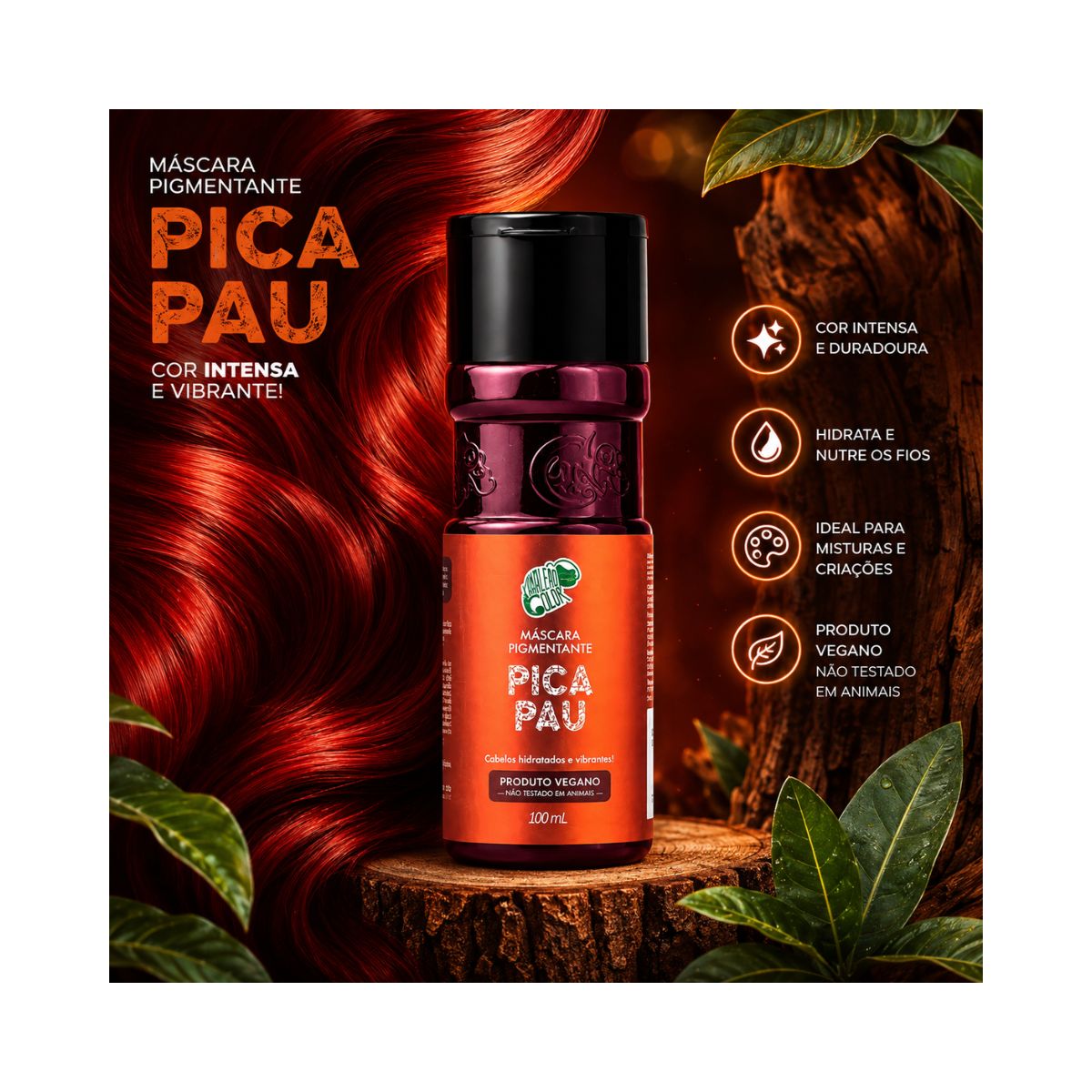 MÁSCARA PIGMENTANTE PICA PAU 100 ML