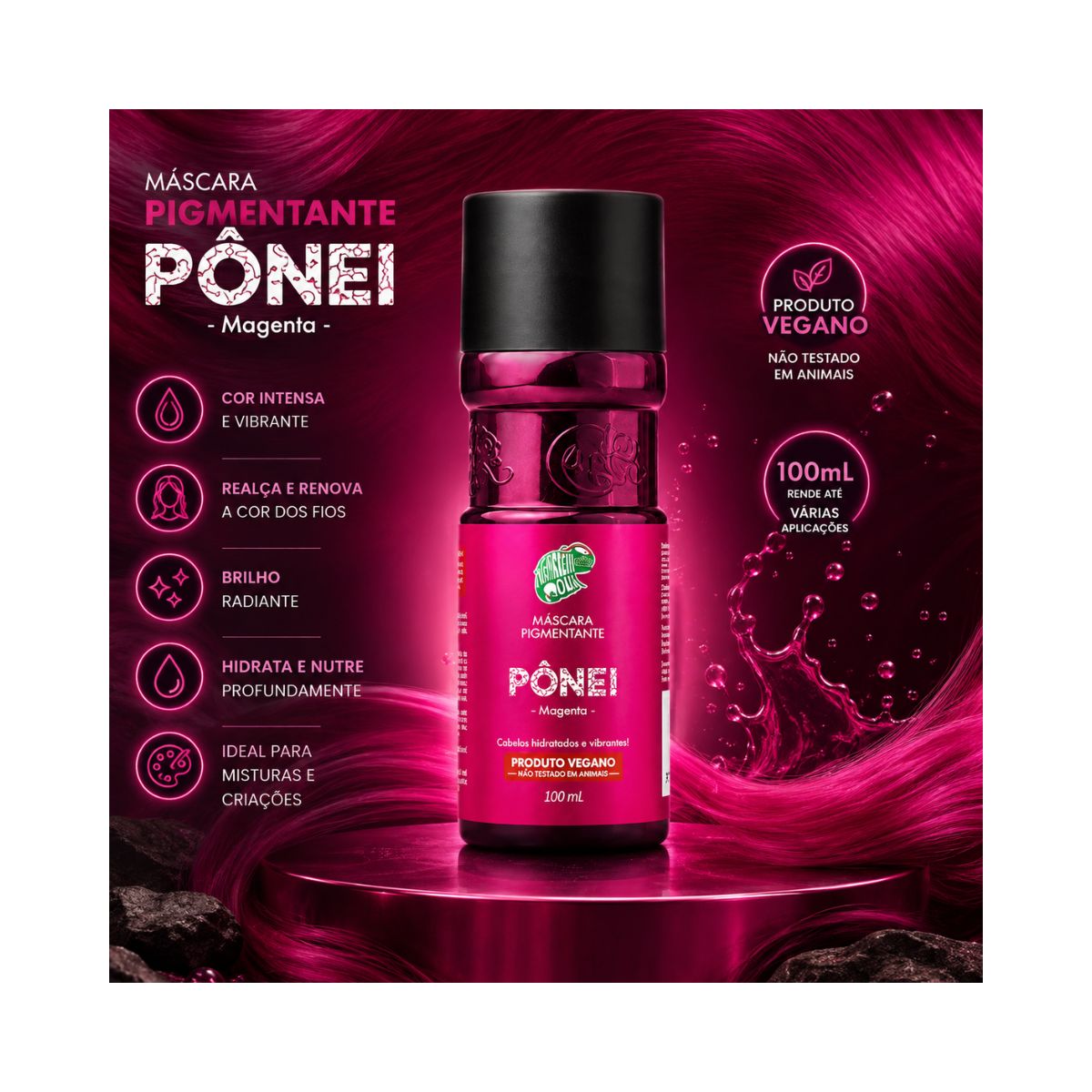 MÁSCARA PIGMENTANTE PÔNEI 100 ML