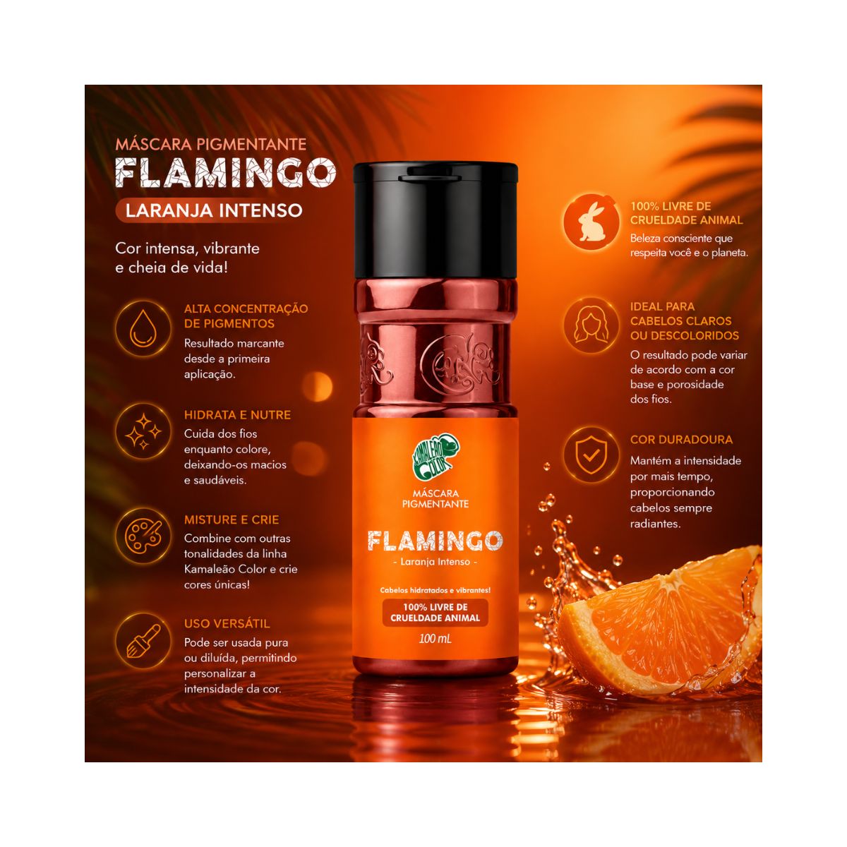 MÁSCARA PIGMENTANTE FLAMINGO 100 ML