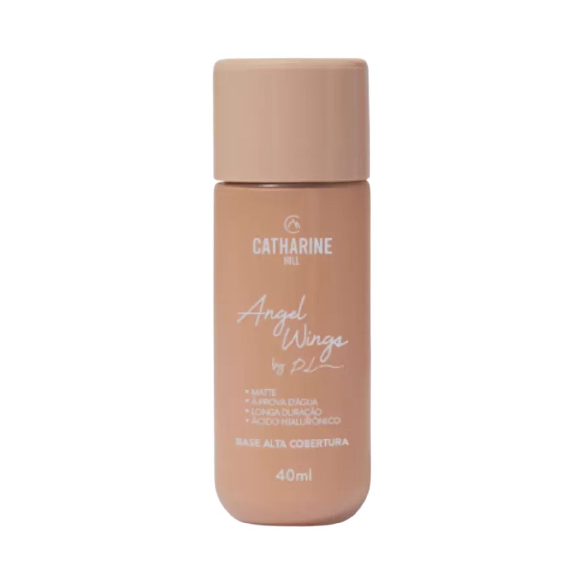 KIT CATHERINE HILL BASE ALTA COBERTURA ANGEL WINGS A4 + ESPONJA PARA MAQUIAGEM
