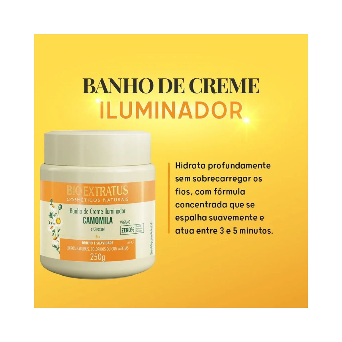 BANHO DE CREME CAMOMILA BIO EXTRATUS 250G