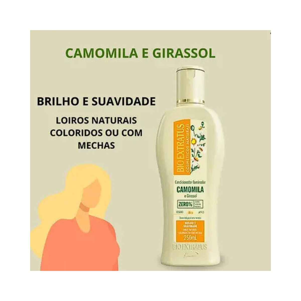 CONDICIONADOR CAMOMILA BIO EXTRATUS 250ML
