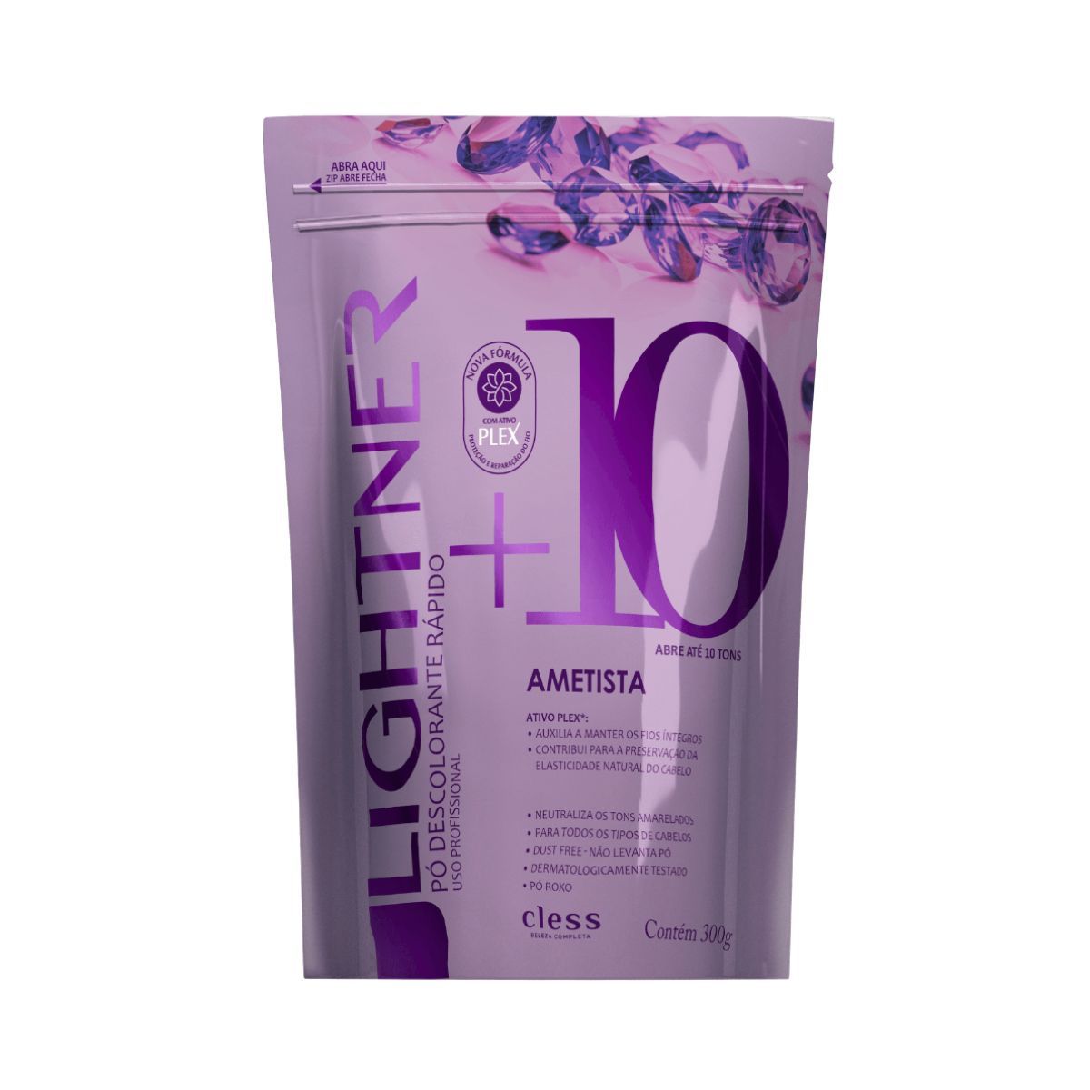 KIT CLESS 2 PÓS DESCOLORANTES LIGHTNER AMETISTA 300G